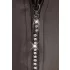 Svenjoyment - heren string - glanzend met strass en rits - zwart