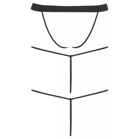 Svenjoyment - heren string set - zwart - 3-delig - S/L