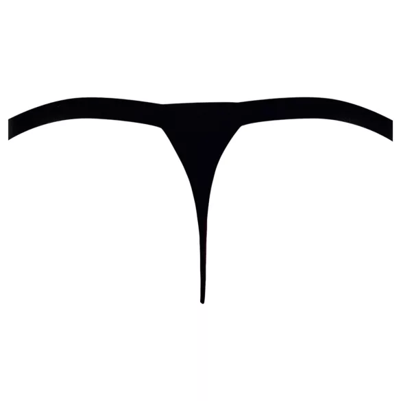 Svenjoyment - herenstring met strass - zwart