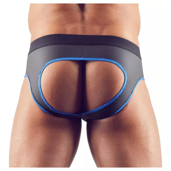 Svenjoyment - open jockstrap - zwart/blauw