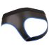 Svenjoyment - Open jock slip (zwart-blauw)