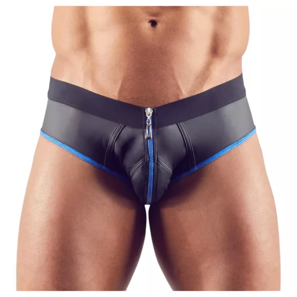Svenjoyment - open jockstrap - zwart/blauw - L