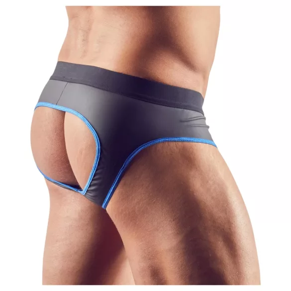 Svenjoyment - open jockstrap - zwart/blauw - L