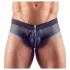 Svenjoyment - open jockstrap - zwart/blauw - XL