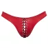 Svenjoyment - heren slip met veters - zwart rood - M