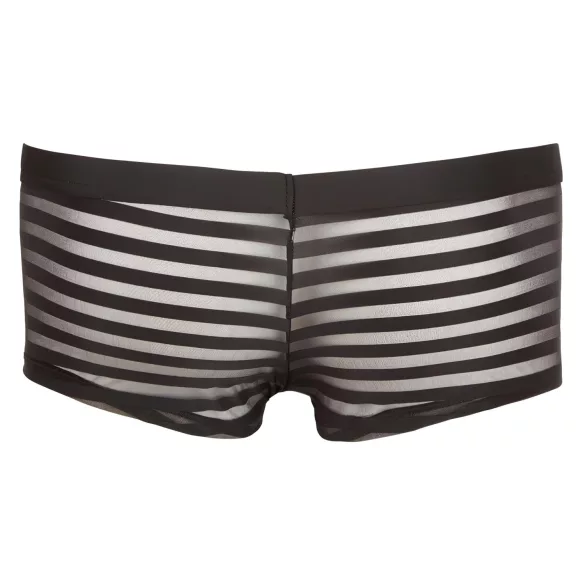 Mannenboxer - transparant - gestreept - zwart - XXL