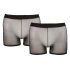 Svenjoyment - Transparante Boxerset - Zwart (2-delig) S-L