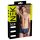 NEK - zwarte boxershort met veters en netstof inzet (blauw)