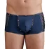NEK - herenboxer - vetersluiting en netinzet - zwart/blauw