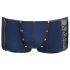 NEK - zwarte boxershort met veters en netstof inzet (blauw)