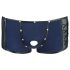 NEK - zwarte boxershort met veters en netstof inzet (blauw)