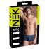 NEK - zwarte boxershort met veters en netstof inzet (blauw) - M