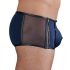 NEK - zwarte boxershort met veters en netstof inzet (blauw) - M