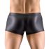 Svenjoyment - matte boxershort met strass en ritssluiting (zwart)