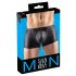 Svenjoyment - matte boxershort met strass en ritssluiting (zwart) - M