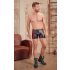 NEK - Boxershort met rode zijstrepen en rits (zwart) - M