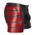 NEK - herenboxer met rits - rood inzetstuk - zwart - L
