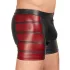 NEK - herenboxer met rits - rood inzetstuk - zwart - XL