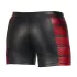 NEK - herenboxer met rits - rood inzetstuk - zwart - XL