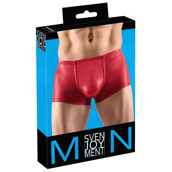 Svenjoyment - heren boxershort push-up - glanzend - rood