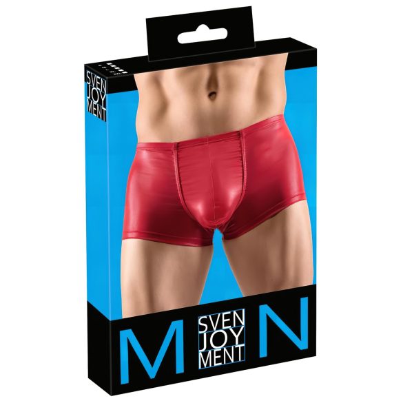 Svenjoyment - glanzende push-up boxershort (rood) - 2XL