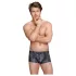 NEK - boxershort met slangenhuidmotief (zwart)