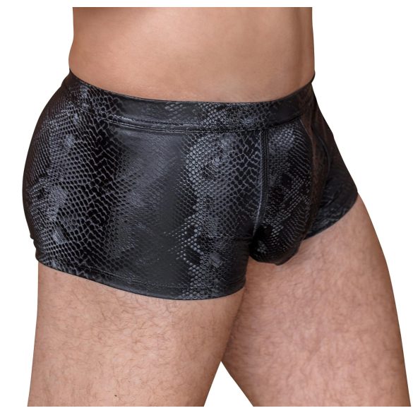 NEK - boxershort met slangenhuidmotief (zwart) - M