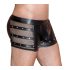 NEK - geribbelde, ritssluiting boxershort (zwart) - L