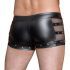 NEK - geribbelde, ritssluiting boxershort (zwart) - L