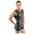 Svenjoyment - Mouwloze korte herenjumpsuit (zwart) - 2XL