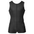 Svenjoyment - Mouwloze korte herenjumpsuit (zwart) - 2XL