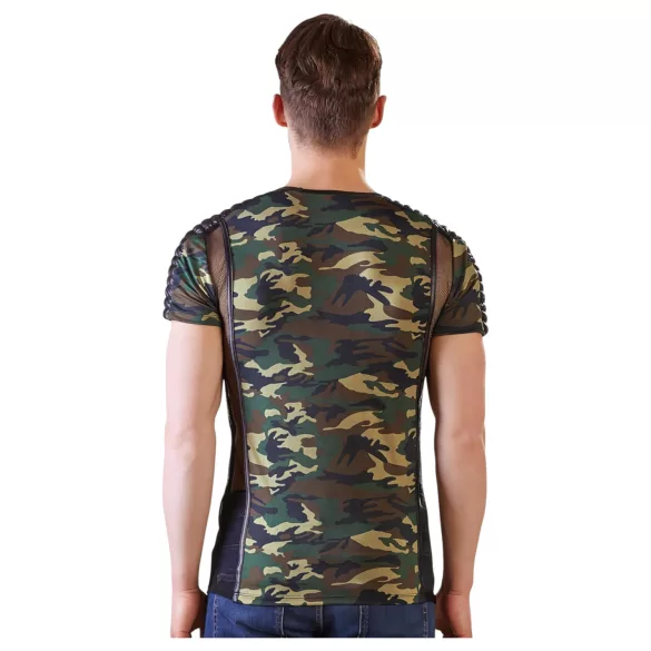 NEK - camouflage heren T-shirt (groen-bruin) - 2XL