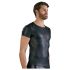 NEK - mat-zwart heren T-shirt met korte mouwen - M