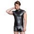 NEK - herenshirt met studs en netdetails (zwart)