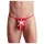 Cadeau - kerststring voor mannen - rood - S-L