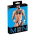 Svenjoyment - heren kelner tanga kostuumset (zwart-wit) - XL