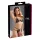 Cottelli - Open bh set - Kant - Zwart - XL
