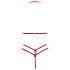 Cottelli - Open kanten bustierset (rood) - M