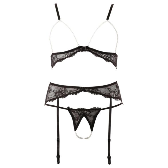 Abierta Fina - parel-kant lingerie set