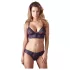 Cottelli - bh set - bloemen kant - paars - L