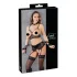 Cottelli Bondage - lingerie set - 5-delig - kant - zwart