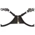 Cottelli - lingerie set - geborduurd en glanzend - zwart - M
