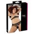 Cottelli Plus Size - Parel bh-set (zwart) - XL
