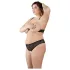 Cottelli Plus Size - bh set met parels - zwart - 4XL