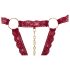 Cottelli - metalen ring open bh set (rood) - M/L
