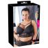Cottelli Plus Size - Beugel-BH met kant (zwart) - 95F