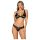 Obsessive Luvae - Bloemen & Strass Bh-set (Zwart) - L/XL