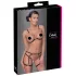 Cottelli - bodyharnas met kettingen - 2-delig - zwart - M