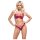 Cottelli Party - glanzende bh-set (rood)