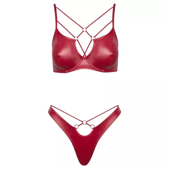 Cottelli Party - bh set - glanzend effect - rood